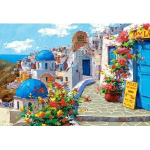 2000 EL. Wiosna w Santorini