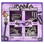 Łamigłówki metalowe 4 szt. PUZZLE MANIA ZESTAW FIOLETOWY