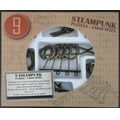 Łamigłówki metalowe 9 szt. STEAMPUNK ZESTAW BRĄZOWY