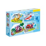 Baby Puzzle 4w1 Pojazdy