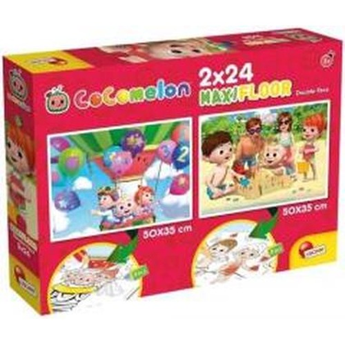 Cocomelon - Dwustronne puzzle 2x24 Bądź uprzejmy
