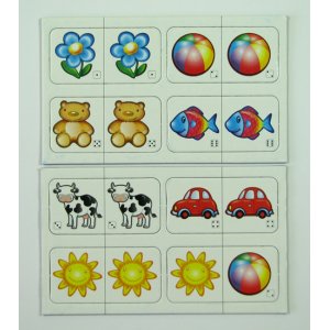 Domino Junior w metalowej puszce