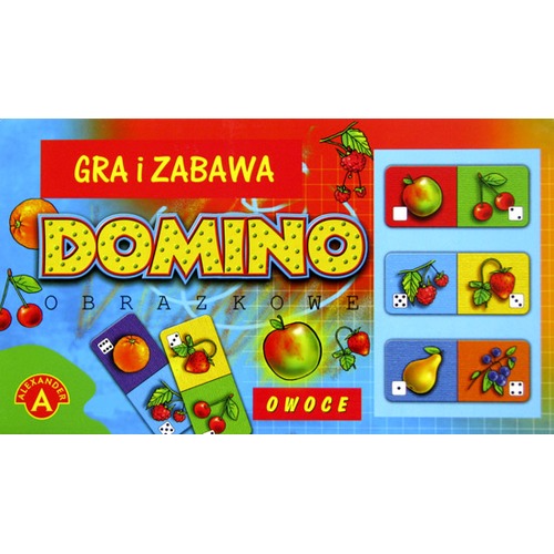 Domino obrazkowe OWOCE Alexander