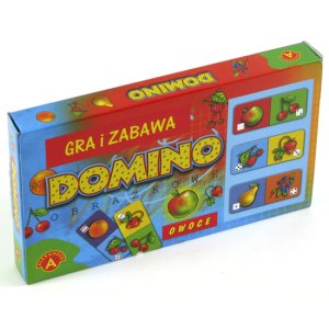 Domino obrazkowe OWOCE Alexander