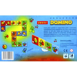 Domino obrazkowe OWOCE Alexander