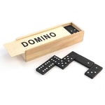 Domino w drewnianym pudełku