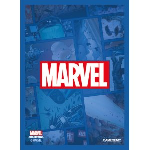 Gamegenic: Marvel Champions Art Sleeves (66 mm x 91 mm) Blue 50+1 szt.