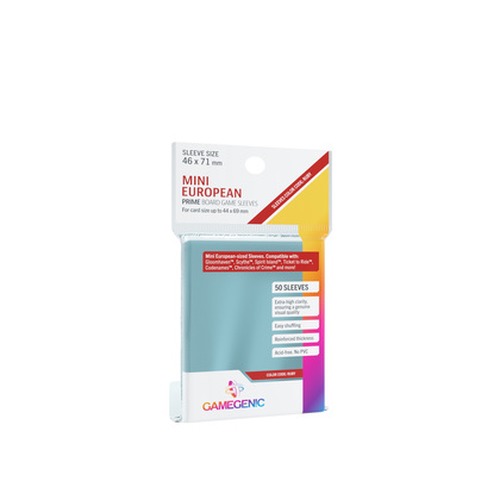 Gamegenic: Prime Mini European-Sized Sleeves (46x71 mm), 50 sztuk