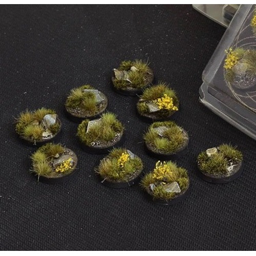 Gamers Grass: Bases Round - Highland 25 mm (10 szt.)