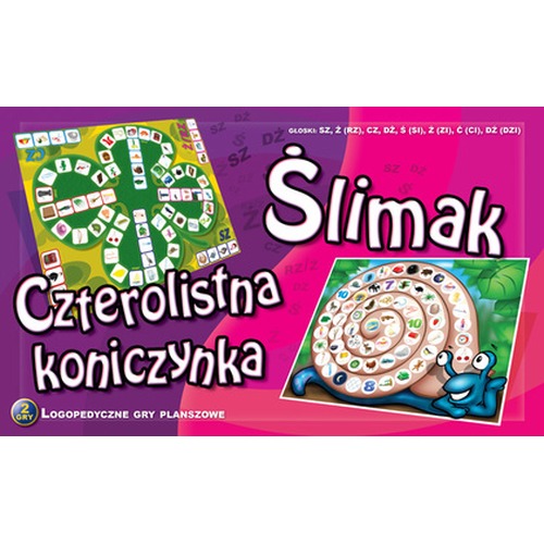 Gra logopedyczna Czterolistna koniczynka - Ślimak