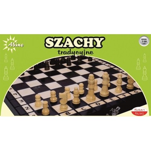 Gra Szachy drewniane w pudełku