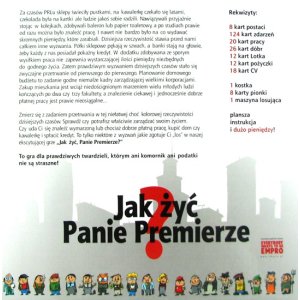 Jak żyć Panie Premierze?