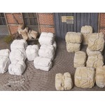 Juweela: Bele beżowego i białego surowca (20 szt)