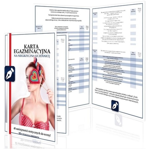 Karta egzaminacyjna na niegrzeczną uczennicę