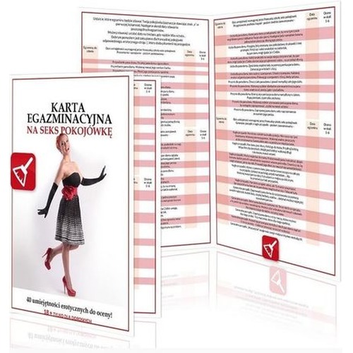 Karta egzamniacyjna na seks pokojówkę
