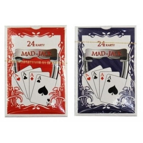 Karty do gry, talia 24 karty Mad-Jack MIX