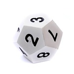 Komplet kości REBEL RPG - Metal - Matowe srebro