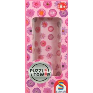 Puzzle - Magnetyczna wieża 3D - Kwiaty