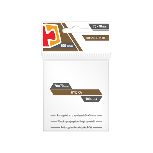 Koszulki na karty Rebel (70x70 mm) "Hydra", 100 sztuk