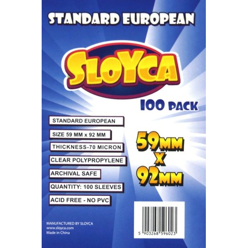 Koszulki na karty - Standard European (59x92 mm) - 100 szt.