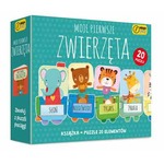 Książka i puzzle Moje pierwsze zwierzęta 20 elementów