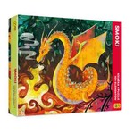 Książka i puzzle Smoki 100 elementów