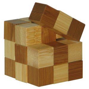 Łamigłówka 3D BAMBOO - Snake Cubes - poziom 2/4
