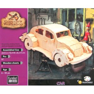 Łamigłówka drewniana Gepetto - Samochód (Car)