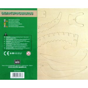 Łamigłówka drewniana Gepetto - Gigantspinozaur (Gigantspinosau.)