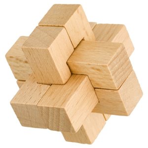 Łamigłówki drewniane 4 szt. EXPERT