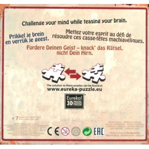 Łamigłówki metalowe 10 szt. ZESTAW CZERWONY