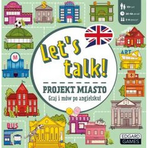 Let\'s talk! Projekt miasto. Gra do nauki j. ang.