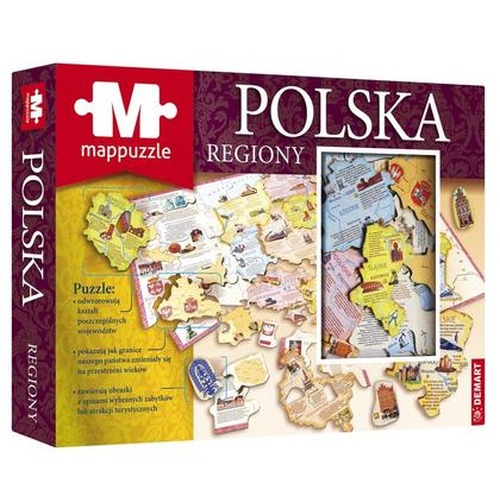 Mappuzzle - Polska Regiony