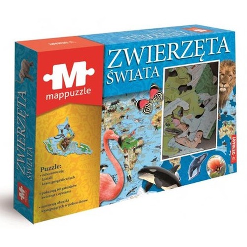 Mappuzzle - Zwierzęta świata