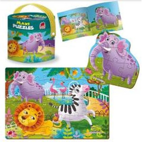 Maxi puzzle 2w1 Zoo