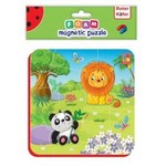 Miękkie magnetyczne puzzle Lew i Panda