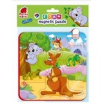 Piankowe puzzle magnetyczne. Zwierzęta z Australii