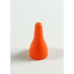 Pionki do gry plastik zwykłe - pomarańczowe - 100 szt.