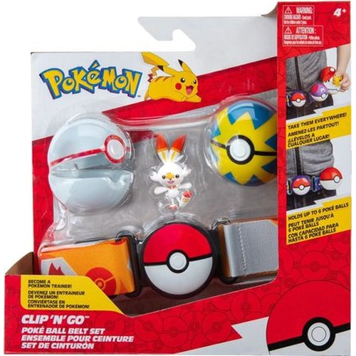 Pokemon: Pas Clip \'N\' Go Pokeball Premium + Scorbunny