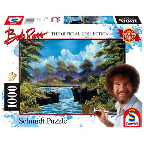 PQ Puzzle 1000 el. BOB ROSS Wodospad w dolinie
