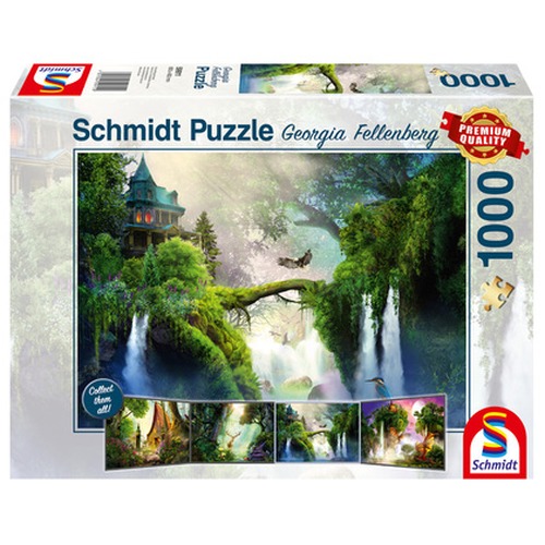 PQ Puzzle 1000 el. GEORGIA FELLENBERG Zaczarowany wodospad
