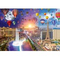 PQ Puzzle 1000 el. LARS STEWART Las Vegas (Dzień / Noc)