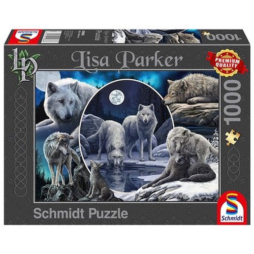 PQ Puzzle 1000 el. LISA PARKER Wspaniałe wilki