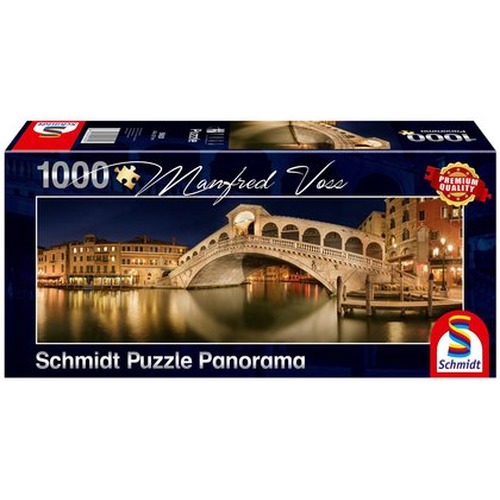 PQ Puzzle 1000 el. MANFRED VOSS Most Rialto / Wenecja (panorama)