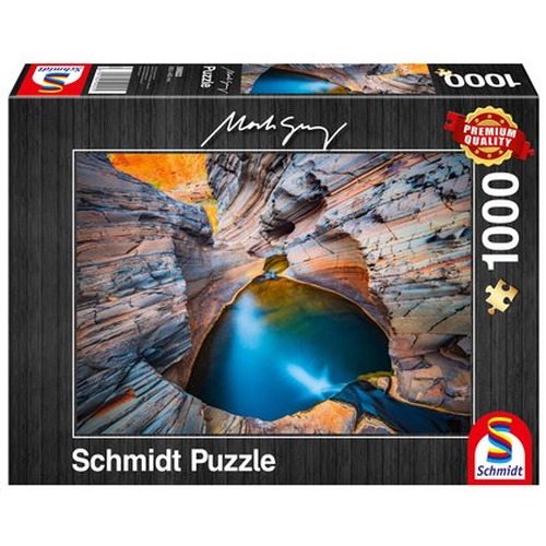 PQ Puzzle 1000 el. MARK GRAY Błękit indygowy