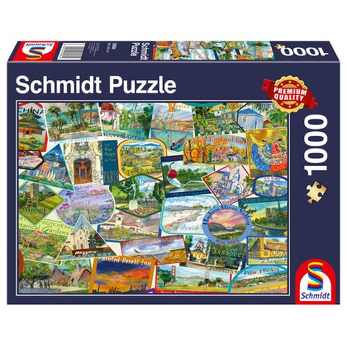 PQ Puzzle 1000 el. Pamiątki z podróży