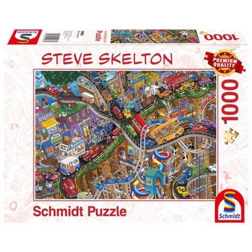 PQ Puzzle 1000 el. STEVE SKELTON Godziny szczytu