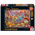 PQ Puzzle 1000 el. STEVE SUNDRAM Muzykalne koty (Cat Mania)