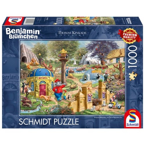 PQ Puzzle 1000 el. THOMAS KINKADE Słoń Benjamin