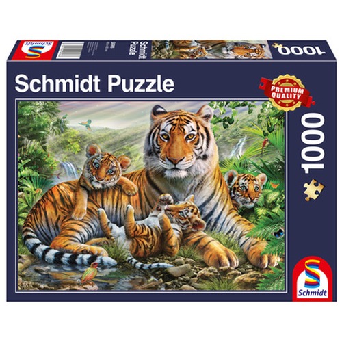 PQ Puzzle 1000 el. Tygrysy